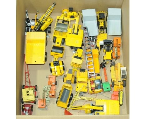 DCMT, Tonka &amp; Similar - an unboxed Plant Group to include Tonka Excavator, Lone Star Roller and others (see photo). Condi
