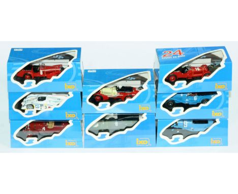 IXO Models, a boxed group of 1/43rd scale ?Le Mans? racing models to include LM1935 Lagonda ?Rapide? with racing number 4, Le