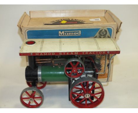 A BOXED MAMOD STEAM TRACTION ENGINE 