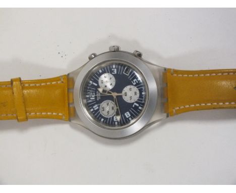 A SWATCH IRONY DIAPHANE WRIST WATCH