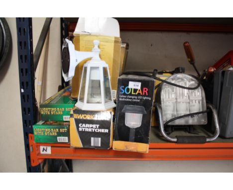 A QUANTITY OF LIGHTING EQUIPMENT ETC