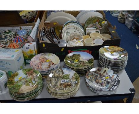 VARIOUS COLLECTORS PLATES, ROYAL COMMEMORATIVES ETC, to include eight Wedgwood 'Life On The Farm', 'The Village Green' (two N