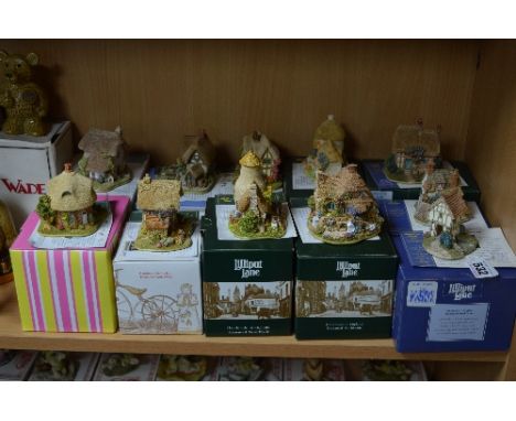 ELEVEN BOXED SYMBOL OF MEMBERSHIP LILLIPUT LANE SCULPTURES, 'Hampton Moat' 1997-98, 'Kiln Cottage' 1998/99, 'Fresh Today' 199