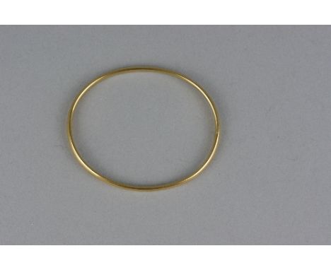 A 9CT BANGLE, approximate weight 5.1 grams