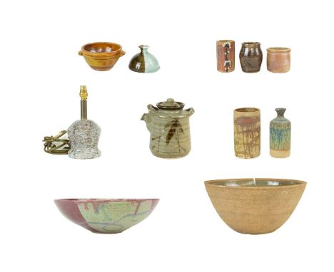 A Leach Standard-Ware fruit bowl Together with other studio pottery including John Buchanan Anchor pottery.
Postage is availa