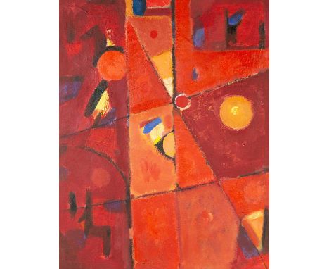 Ray BARRY (1931-2022) Untitled  Acrylic on board, signed, 50cm x 40cm, 56cm x 46cm framed.
In-house postage to UK postcodes w