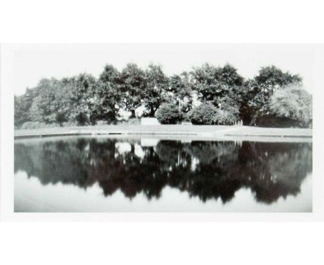Stacey EBEL Treeline Pinhole photograph, gallery label verso, image 8cm x 15cm, 39.5cm x 38.5cm framed.
In-house postage to U