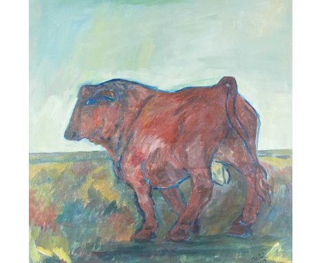 Maria HEITEL (1937-2023) Three Works - Red Bull of Bollowal, nr Cape Cornwall / Valhalla R.Y.S (1892) / Spring Morning Red Bu
