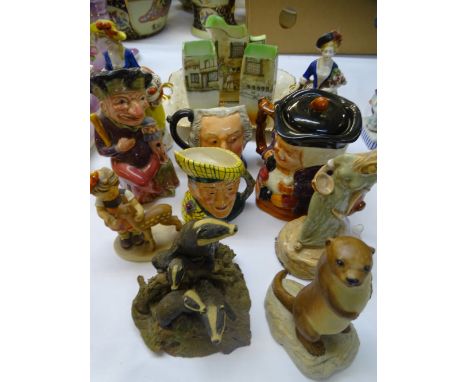 GOEBEL, HUMMEL, AYNSLEY ornamental figurines, Toby and character jugs