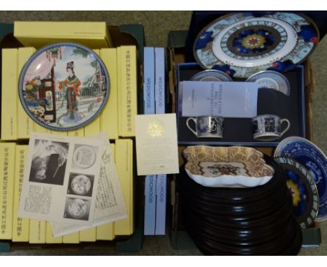 COLLECTOR'S WALL PLATES and Millennium commemoratives by Royal Worcester, Wedgwood and others