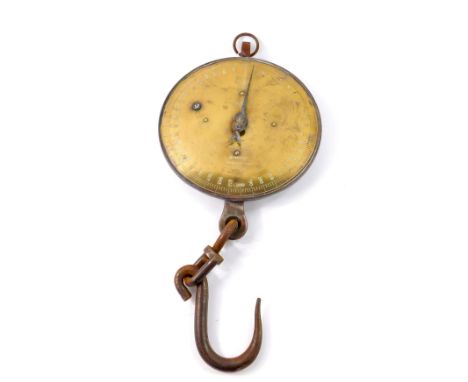 Salter's trade spring balance scales, no. 20T, to weigh 400lbs x 2lb, four H Silcock &amp; Sons Ltd, Liverpool.