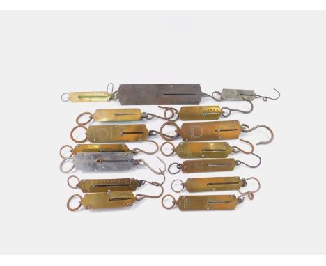 Chatillons improved spring balance scales, Salter's improved spring and pocket balance scales, Rebure pocket scales and other