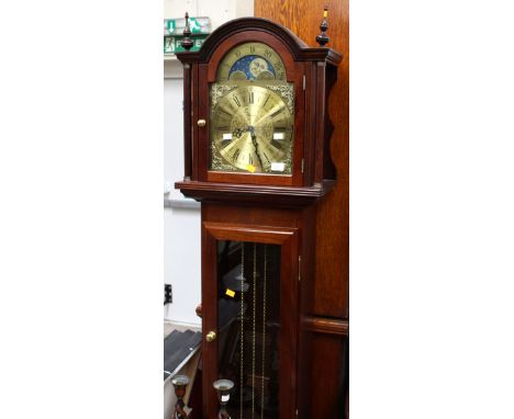 A modern reproduction longcase clock by Fenclocks of Suffolk