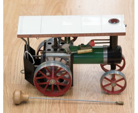 A paraffin Mamod Traction engine in unused condition