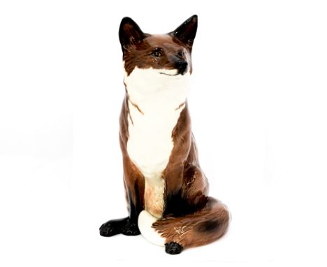 A Beswick 'Fireside Seated Fox', model no 2348