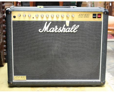 A Marshall JCM 800 lead series amplifier
