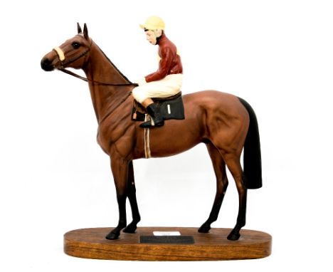 Beswick figurine of the race horse 'Red Rum, Brian Fletcher up.