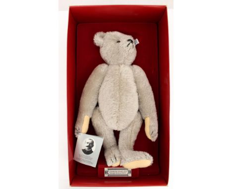 Grey, boxed, Steiff bear