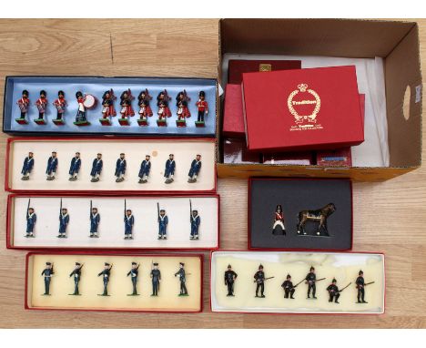 A collection of boxed toy soldiers to include Littlejohn Miniatures (Danish Livgarde,Devonshire Regiment), Tradition Toy Sold