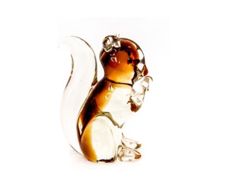 An Art glass model of a Squirrel