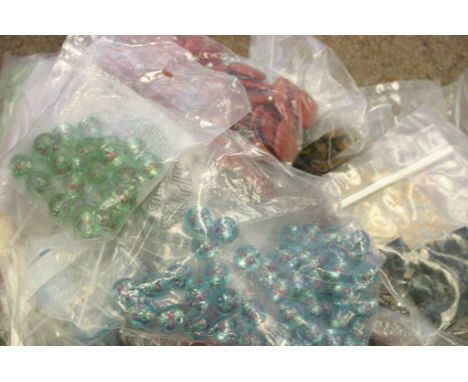 A Box of Vintage Beads
