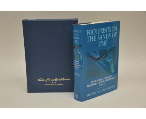 Footprints on the Sand of Time - First Edition 2003, Hardback in protective cover,signed by the author Oliver Clutton-Bock an