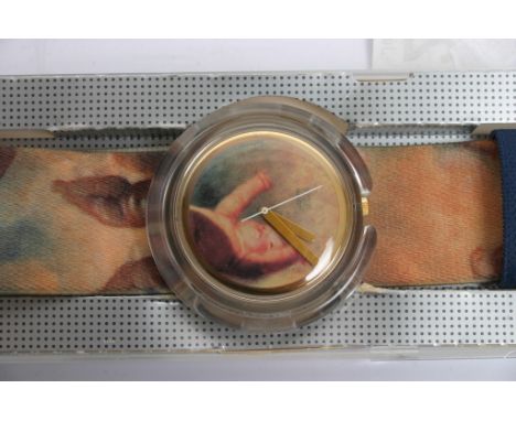 A boxed pop Swatch watch