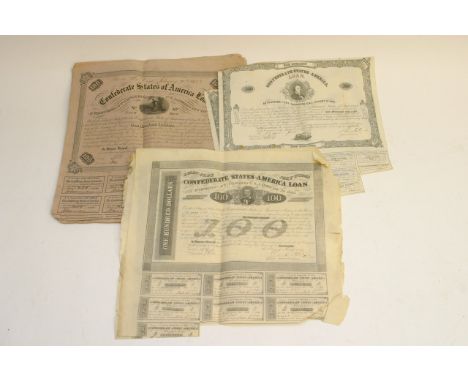 A Chinese government bond 1913 Waterloo and Son LTD  London one share ticket missing folded   no torn edges