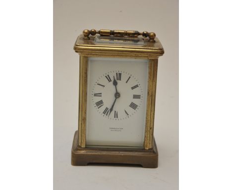 An onyx mantle clock 