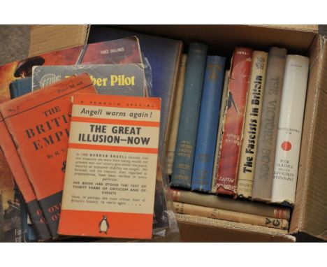 A box containing a collection of WW2 First Edition books (31)