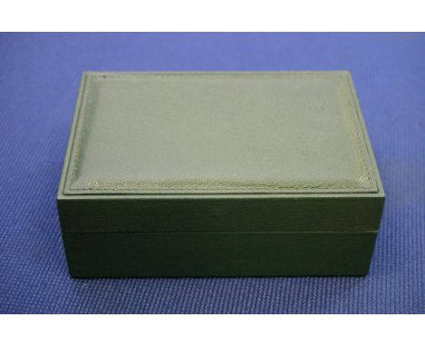An empty vintage Rolex box