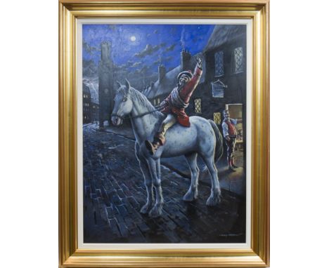 * CRAIG CAMPBELL,TAM O'SHANTERoil on canvas, signed90cm x 67.5cm (approx 36 x 26 inches)FramedNote: Campbell was born in Pres