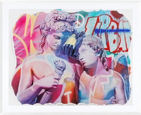 PICHIAVO (Fondé en 2007) Cupid and hymen diaspasis Impression giclée sur papier. Signée, datée et numérotée sur 100 exemplair