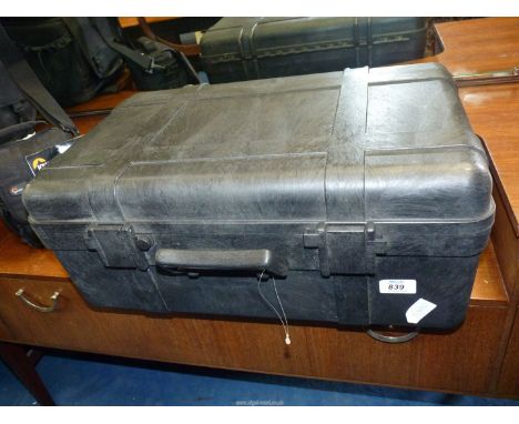 An underwater "Kinetic's" hard shell camera/equipment case, (as new).