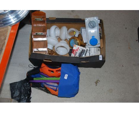 Some light shades, beach toys, etc.