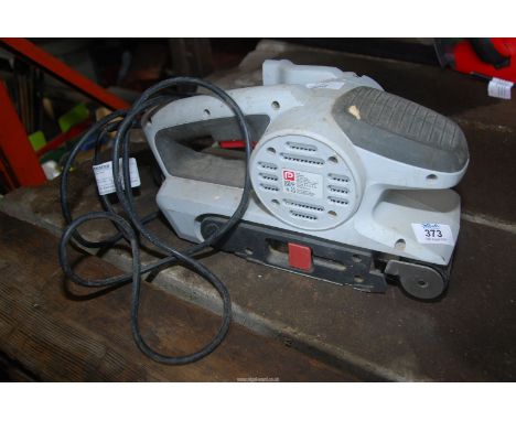 A "Black and Decker" belt sander, no belt.