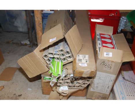 Some fluorescent tubes and 40 watt light bulbs.