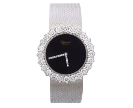 Chopard, ref. 102956, a lady's 18 carat white gold and diamond bracelet...  Chopard, ref. 102956, a lady's 18 carat white gol