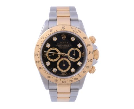 Rolex, Oyster Perpetual Comosograph Daytona, ref  Rolex, Oyster Perpetual Comosograph Daytona, ref. 16523, a two colour brace