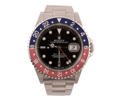 Rolex, Oyster Perpetual Date GMT-Master, ref  Rolex, Oyster Perpetual Date GMT-Master, ref. 16700, a stainless steel bracelet