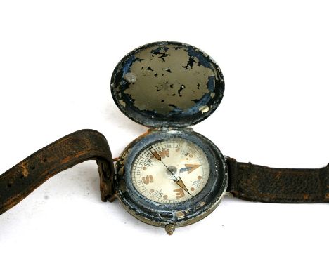 A WWI wrist compass (a/f).