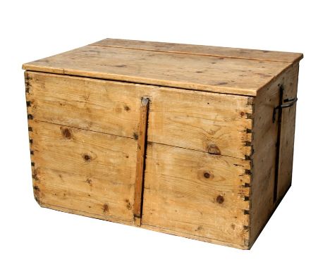 A pine trunk, 90cms (35.4ins) wide.