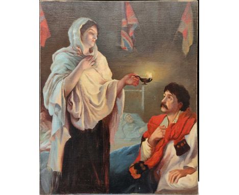 After Henrietta RaeThe Lady of the LampOil on Canvas56 x 45.5cm