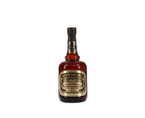 BOWMORE AGED 12 YEARS Single Malt Scotch Whisky 75cl, 40% volume.