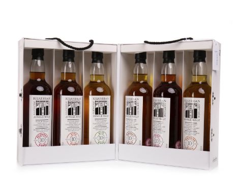 KILKERRAN 2004 FIRST CASK SELECTION AGED 10 YEARS (6x70cl) Single Malt Scotch Whisky. Bottlings of the first six casks filled