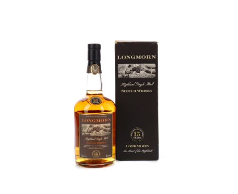 LONGMORN AGED 15 YEARS Single Malt Scotch Whisky 70cl, 45% volume, in carton.