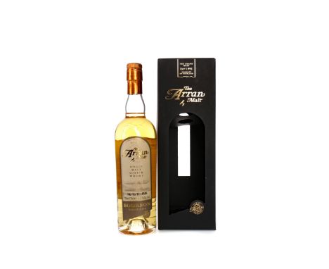 ARRAN 2004 PEATED SINGLE BOURBON CASK Single Malt Scotch Whisky Distilled 1 November 2004 matured in bourbon cask no. 103, bo