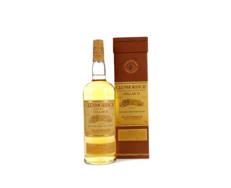 GLENMORANGIE CELLAR 13 - ONE LITRE Single Malt Scotch Whisky Matured in first fill casks. One litre, 43% volume, in box.