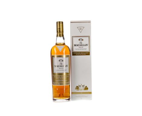 MACALLAN GOLD Single Malt Scotch Whisky Matured sherry casks. 700ml, 40% volume, in carton.