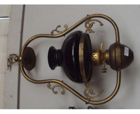 Hanging oil lamp